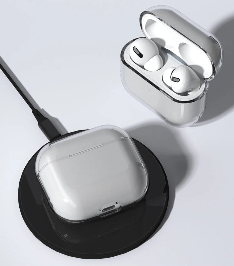 Case for AirPods 2 / AirPods 1 rigid, strong, transparent cover for headphones (case A)eng