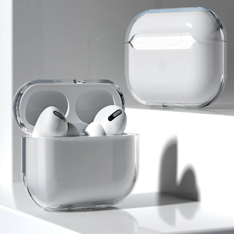 Case for AirPods 2 / AirPods 1 rigid, strong, transparent cover for headphones (case A)eng