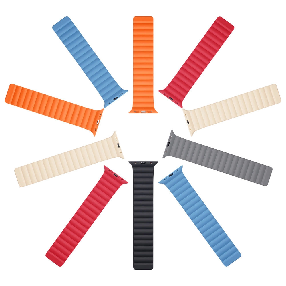 Dux Ducis Magnetic Strap Watch Strap 7/6/5/4/3/2 / SE (41/40 / 38mm) Magnetic Band Blue (Chain Version)eng