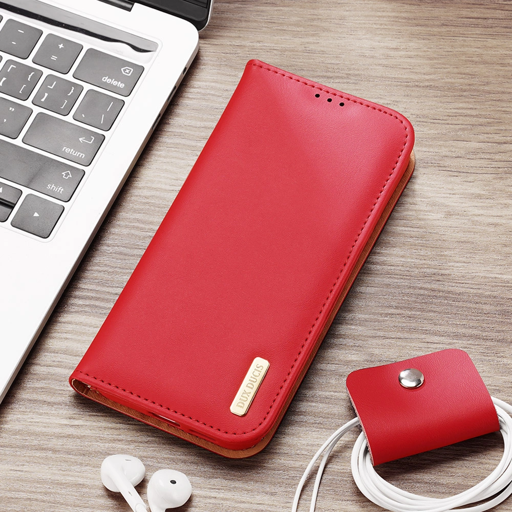 Dux Ducis Hivo Leather Flip Cover Genuine Leather Wallet For Cards And Documents Samsung Galaxy S22 + (S22 Plus) Redeng