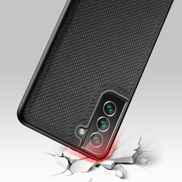 Dux Ducis Fino case cover, nylon material Samsung Galaxy S22 + (S22 Plus) blackeng