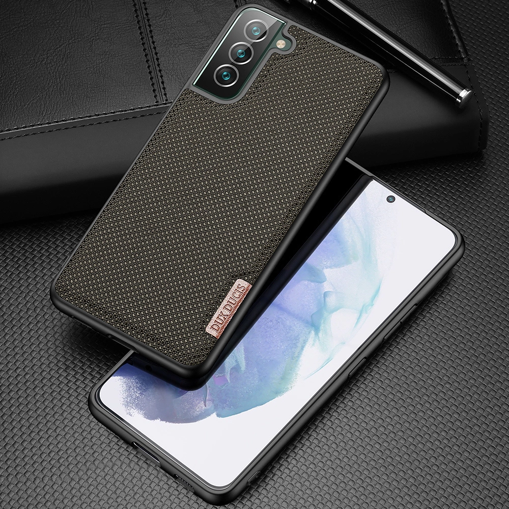 Dux Ducis Fino case is made of nylon material for Samsung Galaxy S22 + (S22 Plus) greeneng