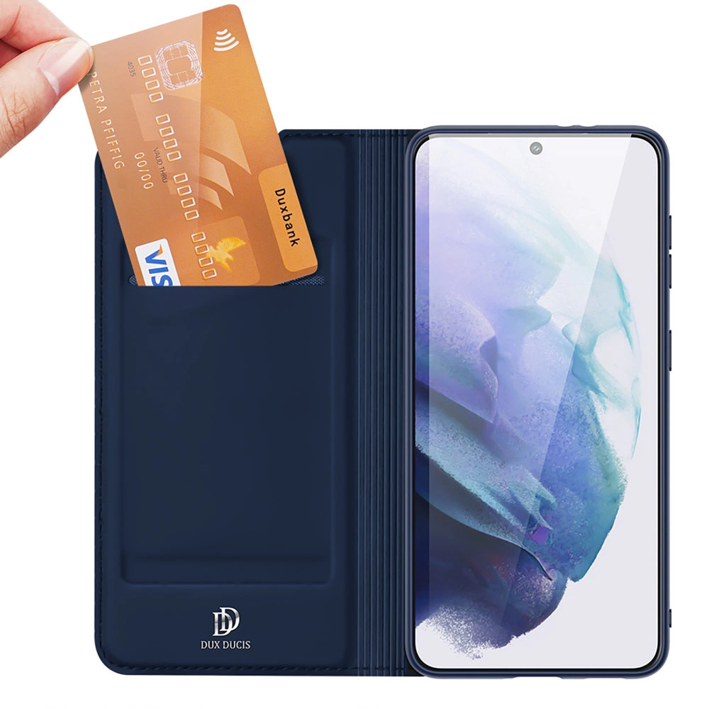 Dux Ducis Skin Pro Holster Cover Flip Cover for Samsung Galaxy S22 + (S22 Plus) blueeng