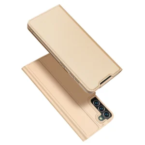 Dux Ducis Skin Pro Holster Cover Flip Cover for Samsung Galaxy S22 + (S22 Plus) goldeng