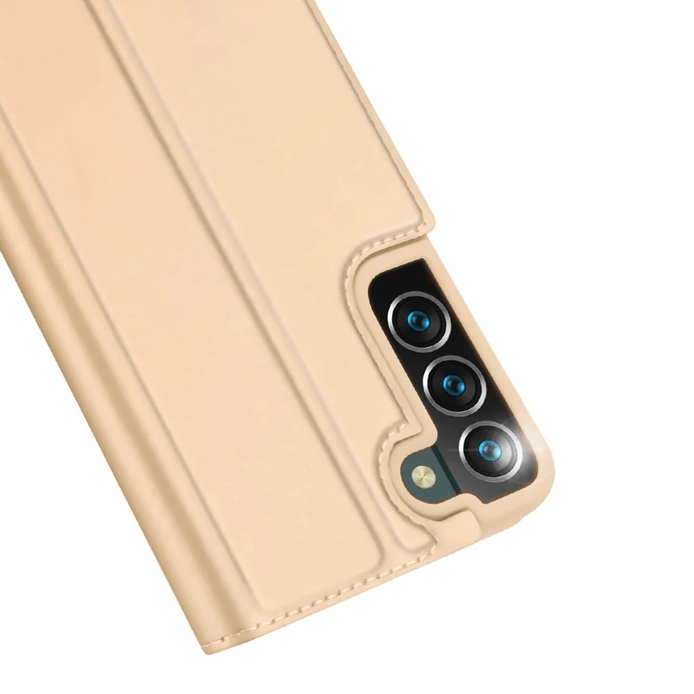 Dux Ducis Skin Pro Holster Cover Flip Cover for Samsung Galaxy S22 + (S22 Plus) goldeng