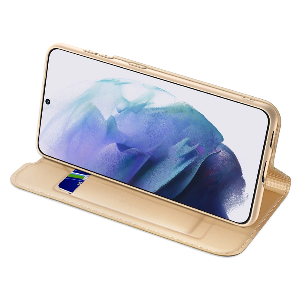 Dux Ducis Skin Pro Holster Cover Flip Cover for Samsung Galaxy S22 + (S22 Plus) goldeng