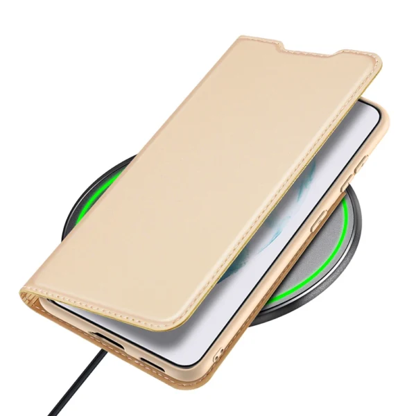 Dux Ducis Skin Pro Holster Cover Flip Cover for Samsung Galaxy S22 + (S22 Plus) goldeng