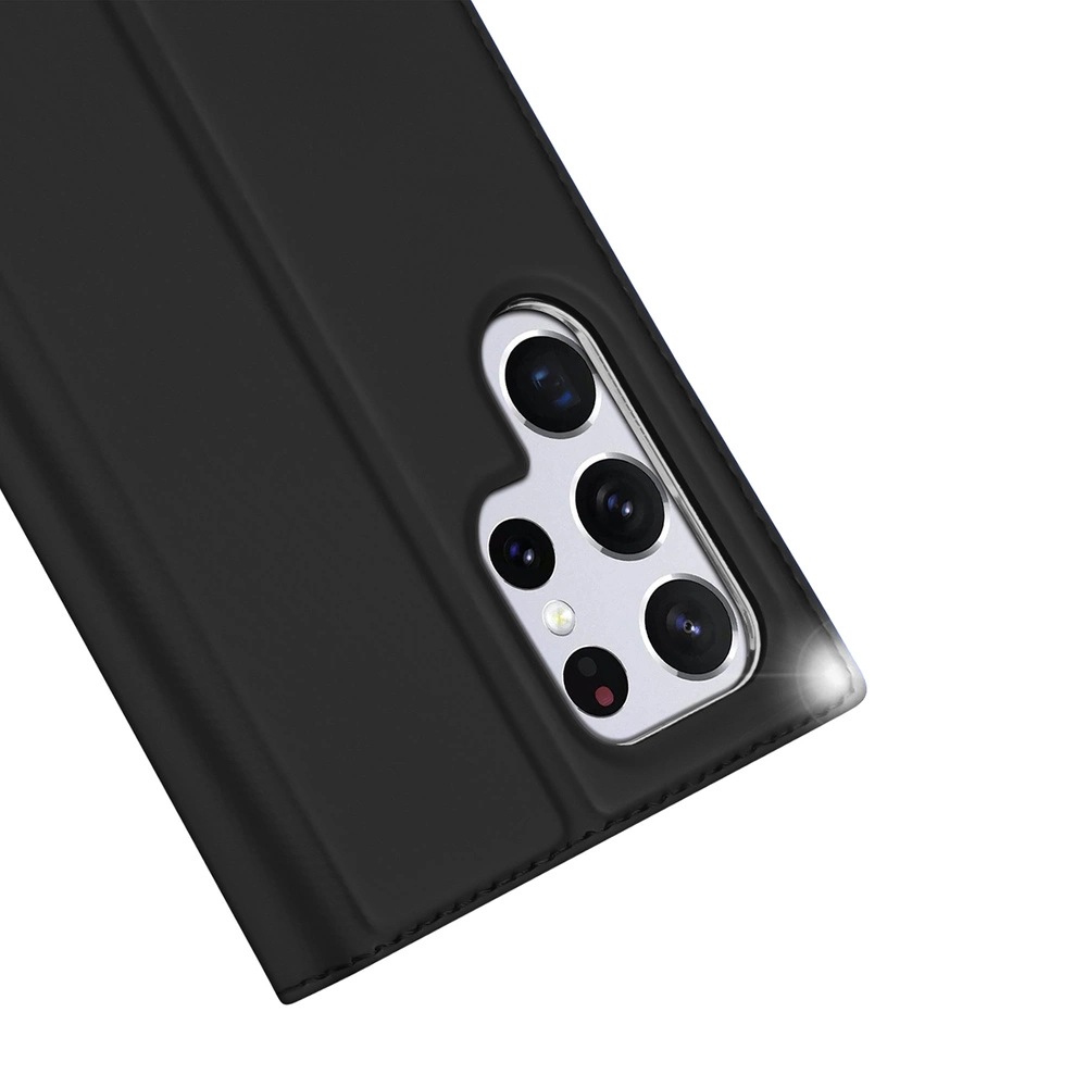 Dux Ducis Skin Pro kabura etui pokrowiec z klapką Samsung Galaxy S22 Ultra czarnyeng