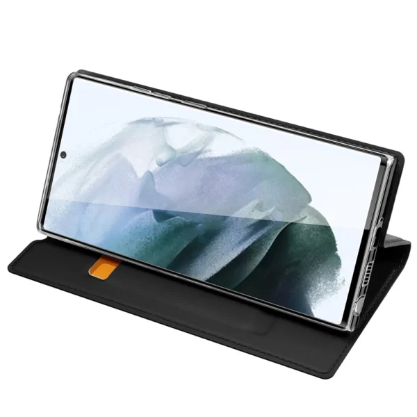 Dux Ducis Skin Pro kabura etui pokrowiec z klapką Samsung Galaxy S22 Ultra czarnyeng