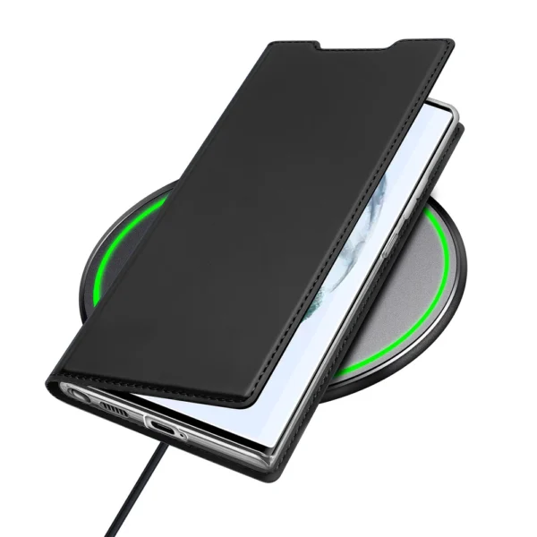 Dux Ducis Skin Pro kabura etui pokrowiec z klapką Samsung Galaxy S22 Ultra czarnyeng