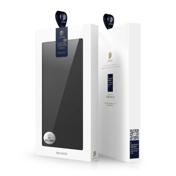 Dux Ducis Skin Pro kabura etui pokrowiec z klapką Samsung Galaxy S22 Ultra czarnyeng