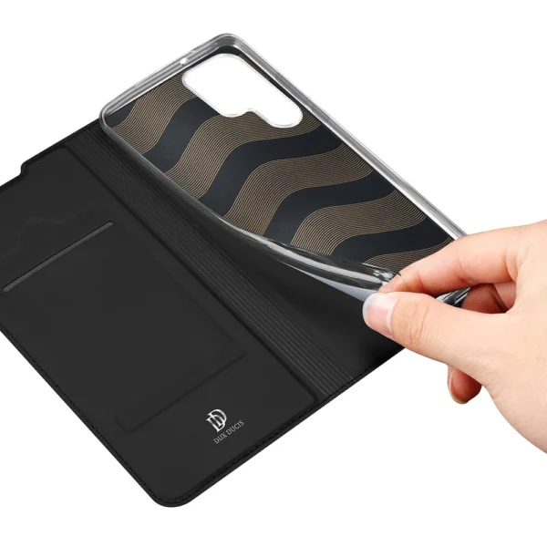 Dux Ducis Skin Pro kabura etui pokrowiec z klapką Samsung Galaxy S22 Ultra czarnyeng