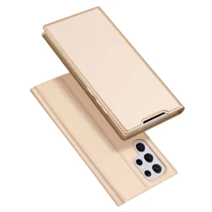 Dux Ducis Skin Pro Holster Cover for Samsung Galaxy S22 Ultra goldeng