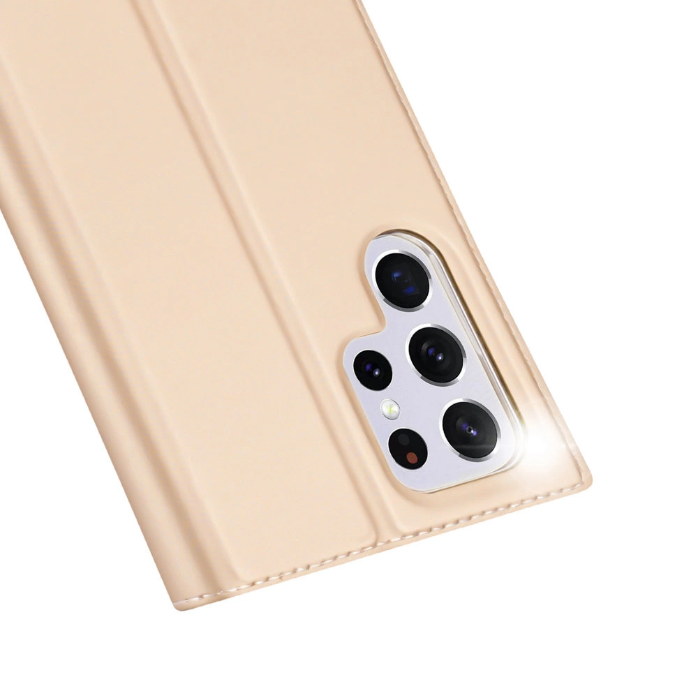 Dux Ducis Skin Pro Holster Cover for Samsung Galaxy S22 Ultra goldeng