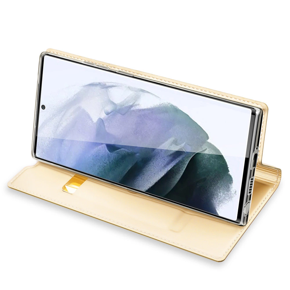 Dux Ducis Skin Pro Holster Cover for Samsung Galaxy S22 Ultra goldeng