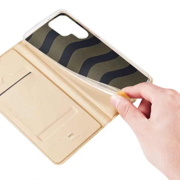 Dux Ducis Skin Pro Holster Cover for Samsung Galaxy S22 Ultra goldeng