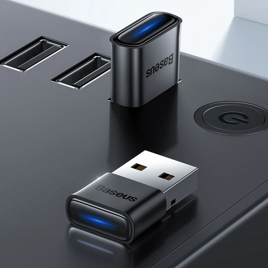 Baseus BA04 mini Bluetooth 5.0 USB adapter receiver transmitter for computer black (ZJBA000001)eng