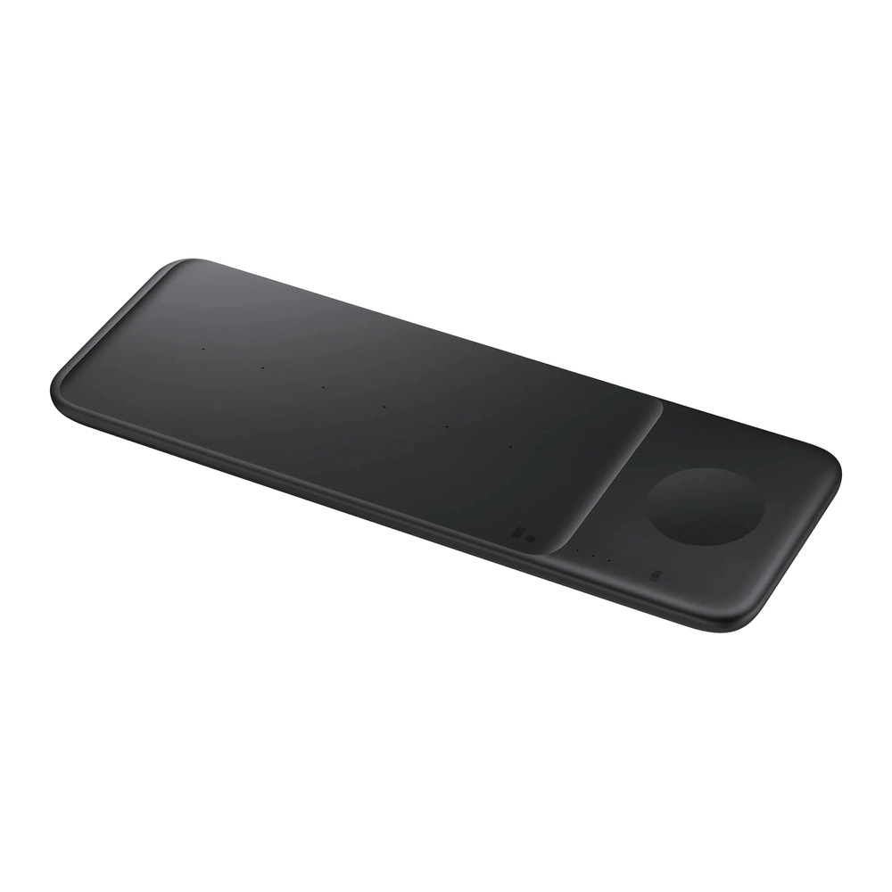Samsung Trio EP-P6300TBEGEU 3in1 inductive charger for phone / Galaxy Watch / Buds - black + mains charger + cableeng