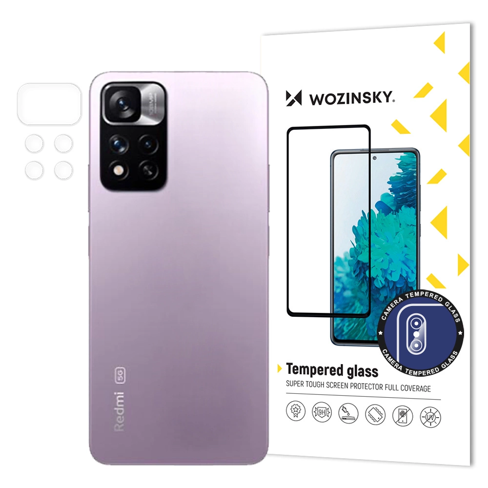 Wozinsky Camera Glass 9H Full Camera Tempered Glass for Xiaomi Redmi Note 11 Pro+ Cameraeng