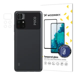 Wozinsky Camera Glass 9H Full Camera Tempered Glass for Xiaomi Poco M4 Pro 5G Cameraeng