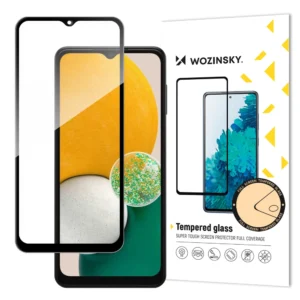 Wozinsky Super Tough Full Glue Tempered Glass Full Screen With Frame Case Friendly Samsung Galaxy A13 / A23 / A23 5G / M13 Blackeng