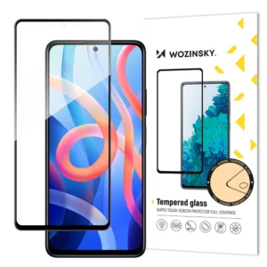Wozinsky super tough full glue tempered glass full screen with frame case friendly xiaomi redmi note 11 / redmi note 11s blackeng