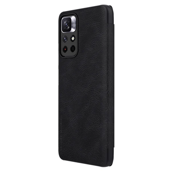 Nillkin Qin Case Flip Case for Xiaomi Redmi Note 11T 5G / 11S 5G / 11 5G (China) / Poco M4 Pro 5G - Blackeng