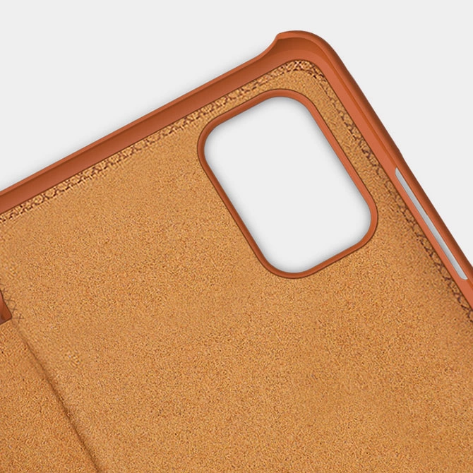 Nillkin Qin Case Case for Xiaomi Redmi Note 11T 5G / Note 11S 5G / Note 11 5G (China) / Poco M4 Pro 5G Camera Cover Holster Cover Flip Case Browneng