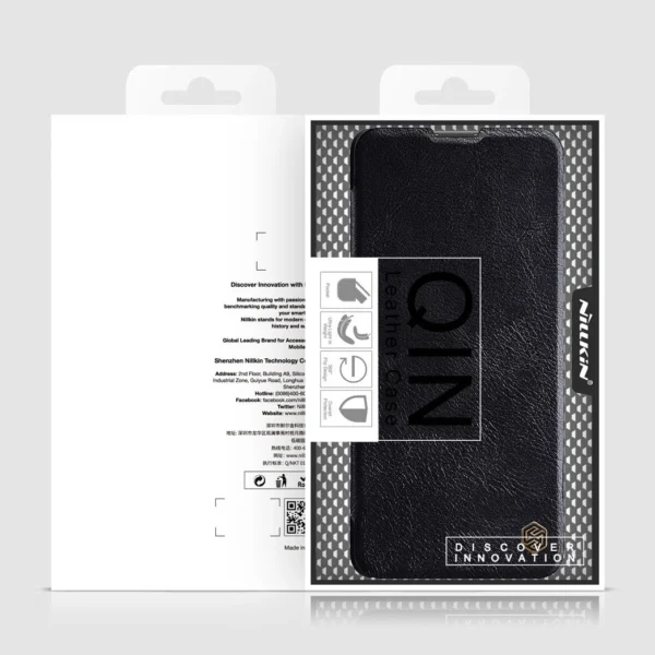 Nillkin Qin Case Case for Xiaomi Redmi Note 11 Pro+ (China) / Redmi Note 11 Pro (China) / Mi11i HyperCharge Camera Protector Holster Cover Flip Case Browneng