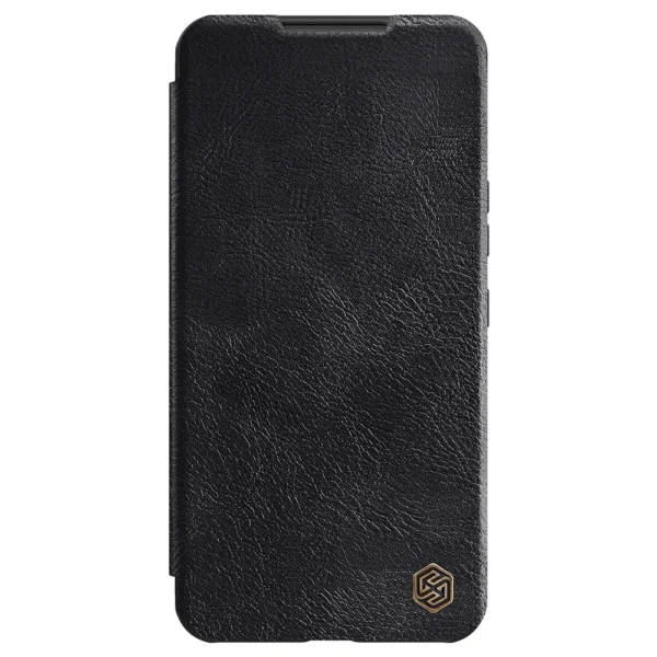 Nillkin Qin Leather Pro Case Case for Samsung Galaxy S22+ (S22 Plus) Camera Protector Holster Cover Flip Case Blackeng