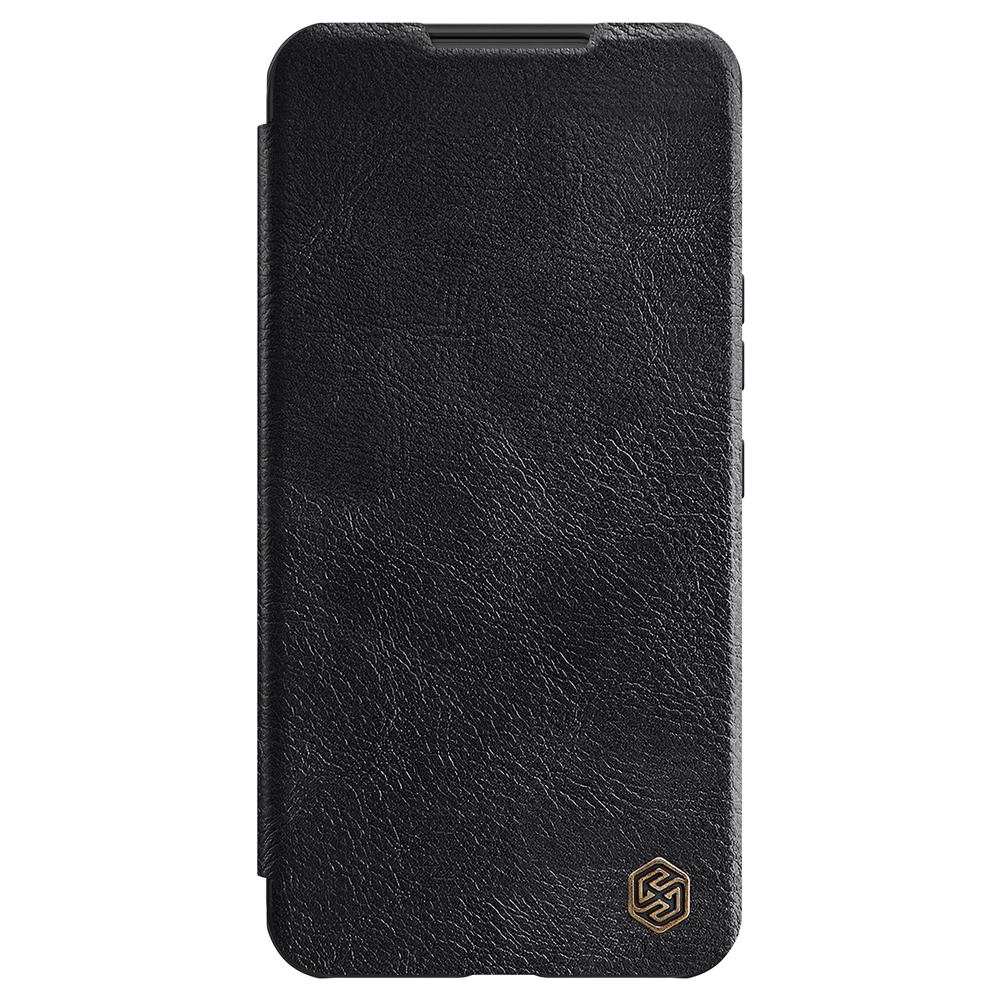 Nillkin Qin Leather Pro Case Case for Samsung Galaxy S22+ (S22 Plus) Camera Protector Holster Cover Flip Case Blackeng