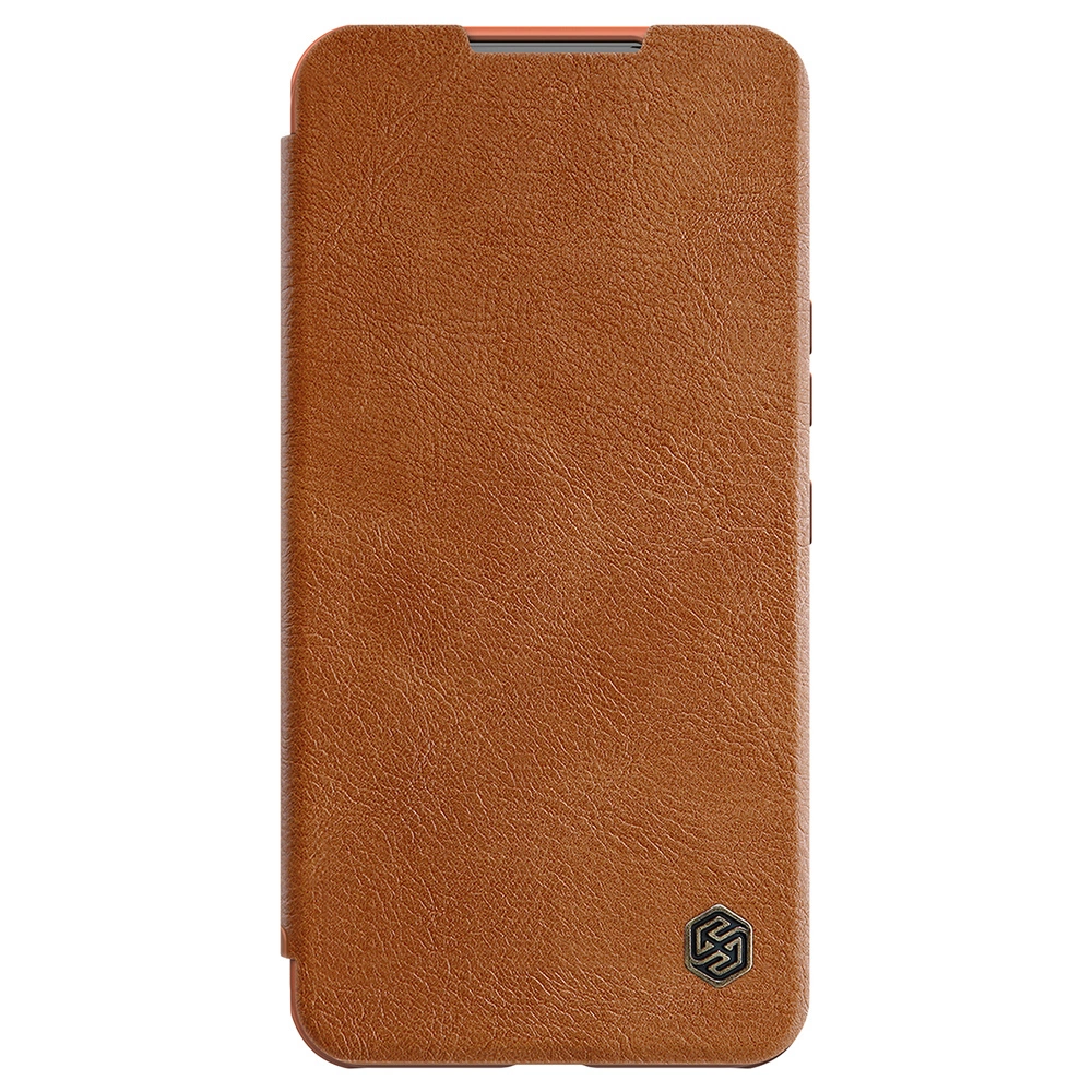 Nillkin Qin Leather Pro Case Case for Samsung Galaxy S22+ (S22 Plus) Camera Protector Holster Cover Flip Case Browneng