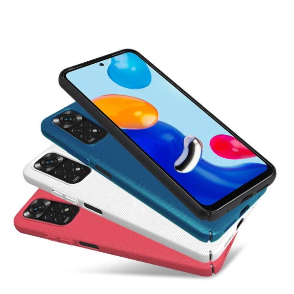 Nillkin Super Frosted Shield Durable Case Cover Xiaomi Redmi Note 11T 5G / Note 11S 5G / Note 11 5G (China) / Poco M4 Pro 5G Blackeng