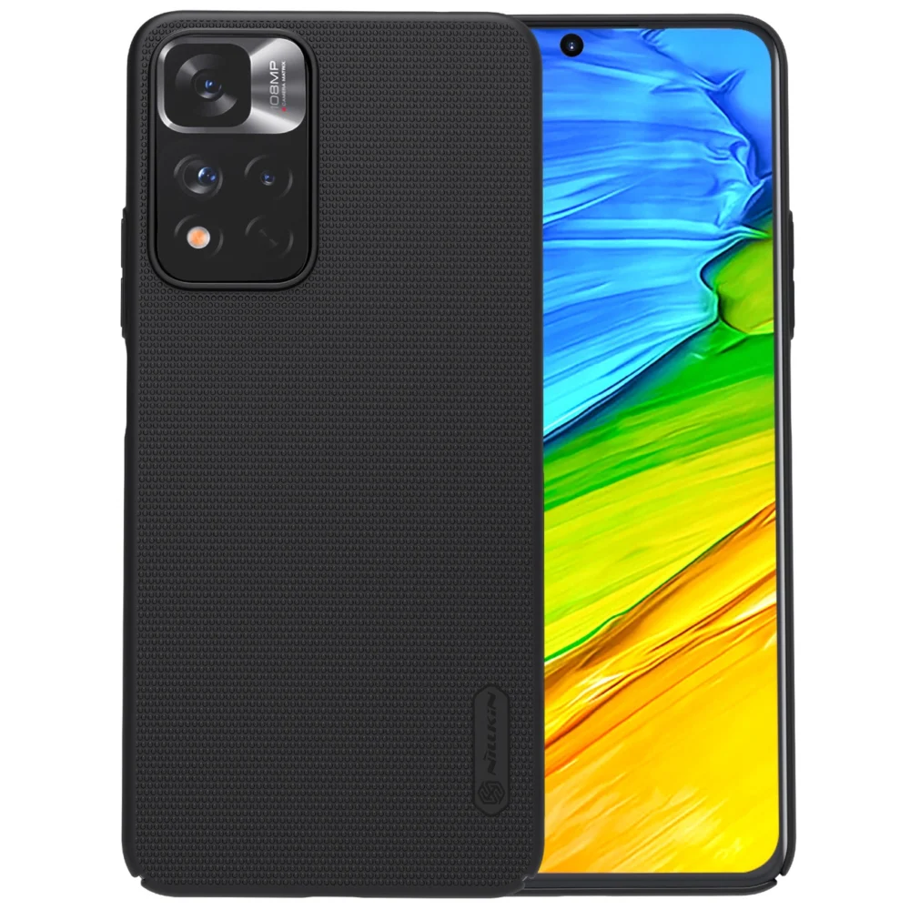 Nillkin Super Frosted Shield Pro durable case cover for Xiaomi Redmi Note 11 Pro+ 5G blackeng