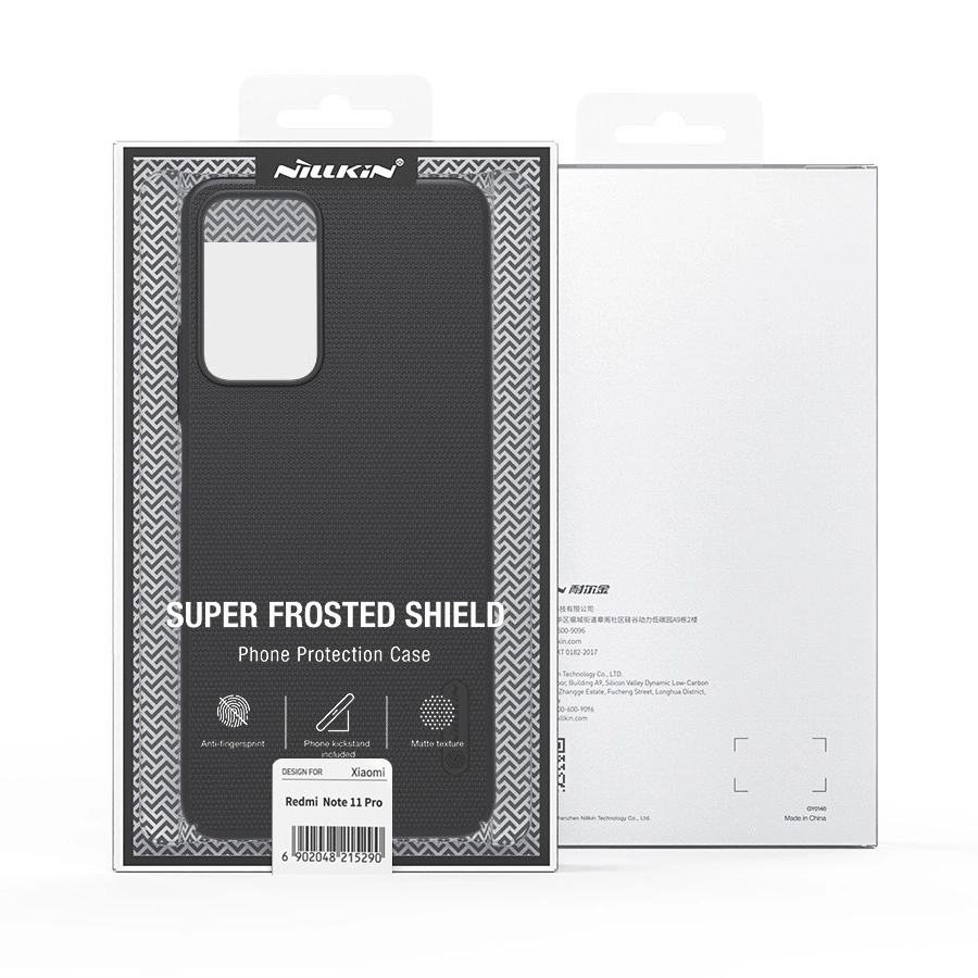 Nillkin Super Frosted Shield Pro durable case cover for Xiaomi Redmi Note 11 Pro+ 5G blackeng
