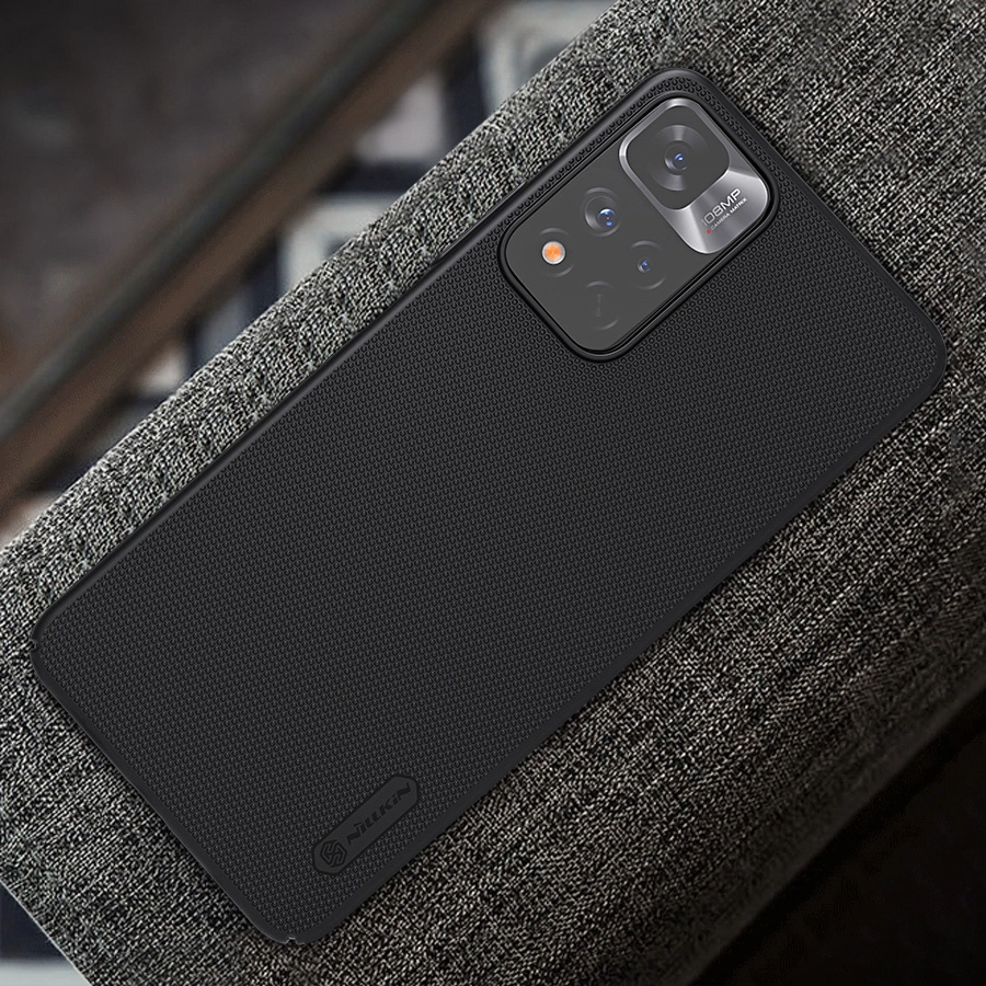 Nillkin Super Frosted Shield Pro durable case cover for Xiaomi Redmi Note 11 Pro+ 5G blackeng