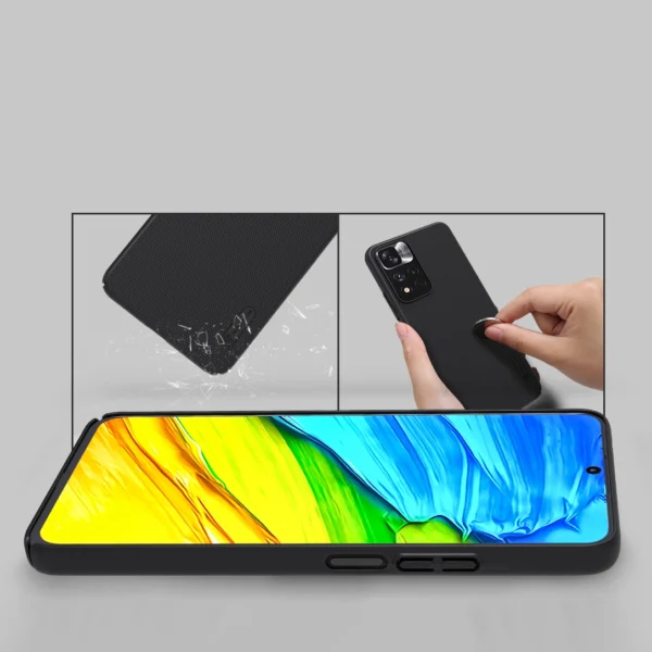 Nillkin Super Frosted Shield Pro durable case cover for Xiaomi Redmi Note 11 Pro+ 5G blackeng