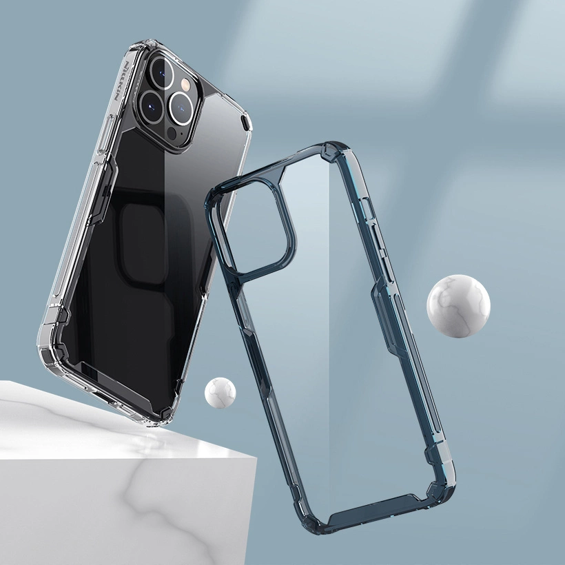 Nillkin Nature Pro case for iPhone 13 Pro Max armored cover blueeng