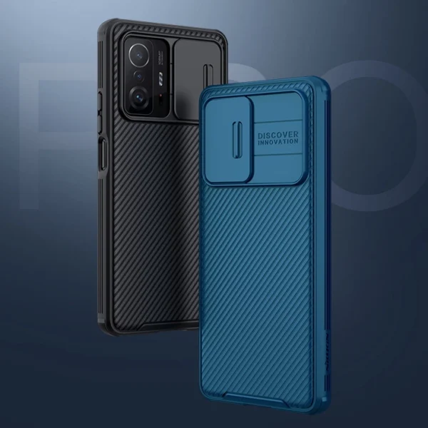 Nillkin CamShield Pro Case Hard Armor Cover Camera Cover for Xiaomi Mi 11T Pro / Mi 11T Blackeng