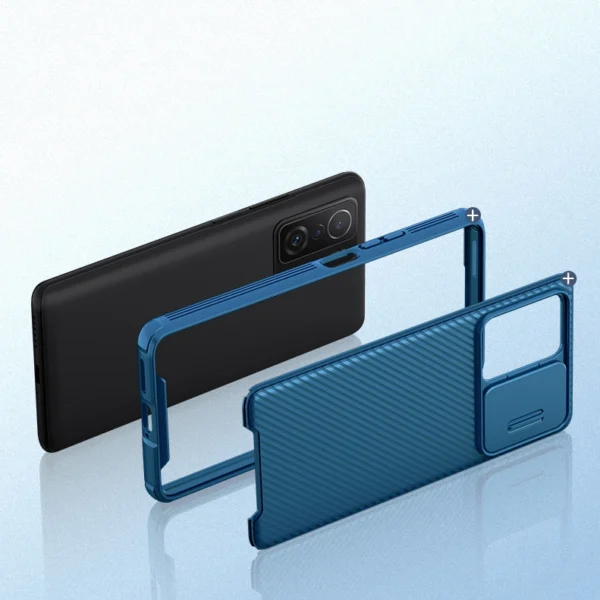 Nillkin CamShield Pro Case Hard Armor Cover Camera Cover for Xiaomi Mi 11T Pro / Mi 11T Blackeng