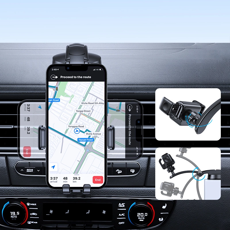 Joyroom mechanical car cockpit holder black (JR-ZS283)eng