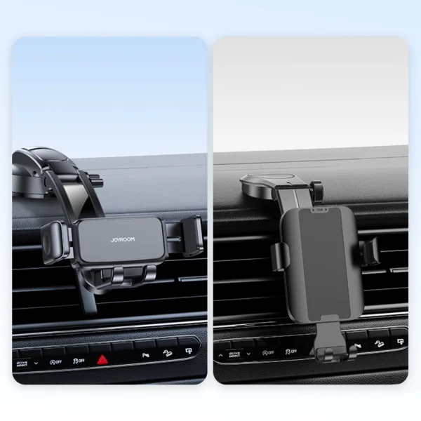 Joyroom mechanical car cockpit holder black (JR-ZS283)eng