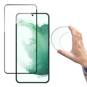 Wozinsky Full Cover Flexi Nano Glass Film Tempered Glass with a frame for Samsung Galaxy S22 transparenteng