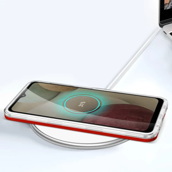 Clear 3in1 Case for Samsung Galaxy A22 4G Frame Gel Cover Redeng