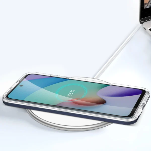 Clear 3in1 Case for Xiaomi Redmi 10 Frame Gel Cover Blueeng
