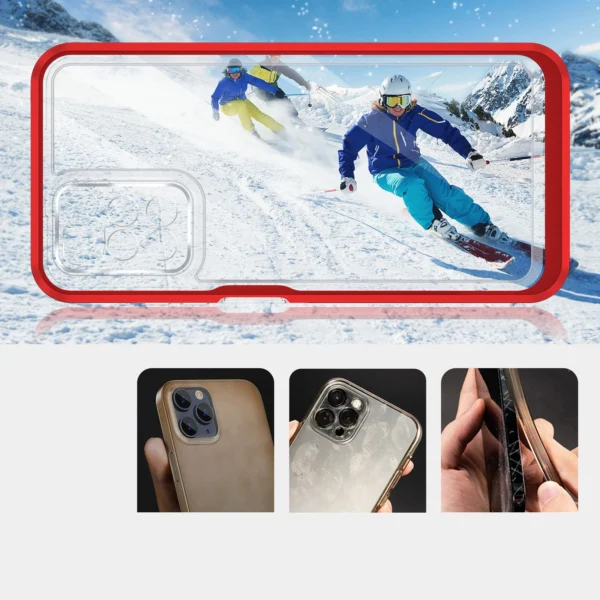 Clear 3in1 Case for Xiaomi Redmi 10 Frame Gel Cover Redeng