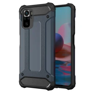 Hybrid Armor Case Tough Rugged Cover for Xiaomi Redmi Note 11T 5G / Redmi Note 11S 5G / Poco M4 Pro 5G blueeng