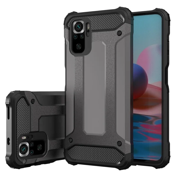Hybrid Armor Case Tough Rugged Cover for Xiaomi Redmi Note 11T 5G / Redmi Note 11S 5G / Poco M4 Pro 5G blueeng
