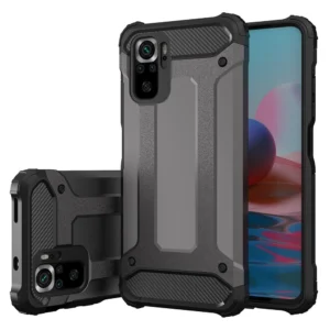 Hybrid Armor Case Tough Rugged Cover for Xiaomi Poco M4 Pro 5G blackeng