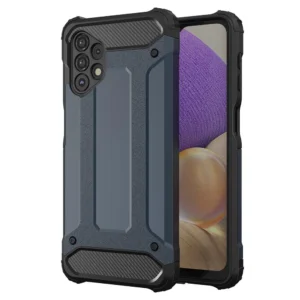 Hybrid Armor Case Tough Rugged Cover for Samsung Galaxy A73 blueeng